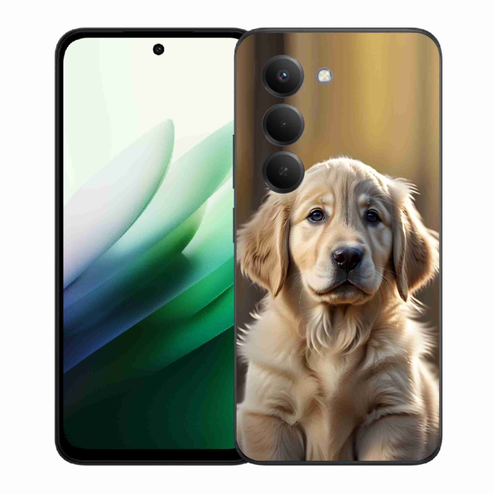Gelový kryt mmCase na Xiaomi Redmi 15 5G 169mm - roztomilý zlatý retrívr