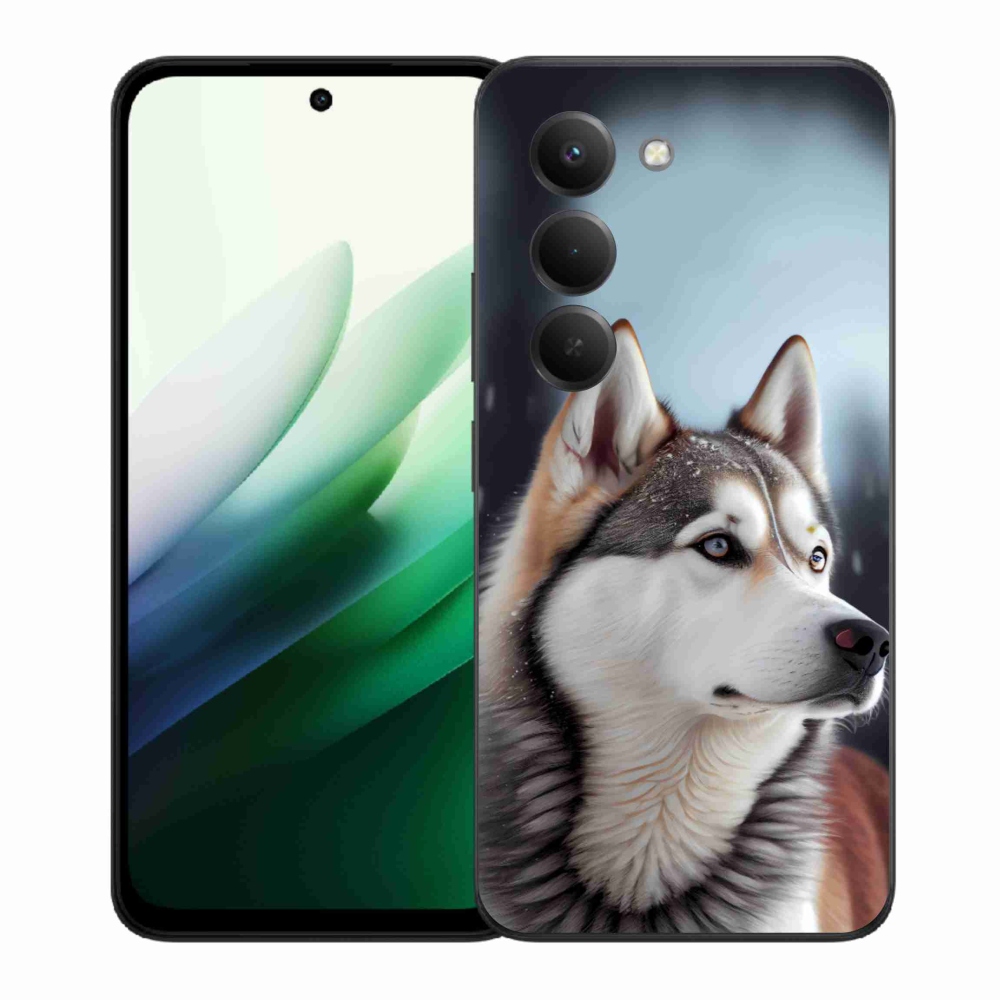 Gelový kryt mmCase na Xiaomi Redmi 15 5G 169mm - sibiřský husky