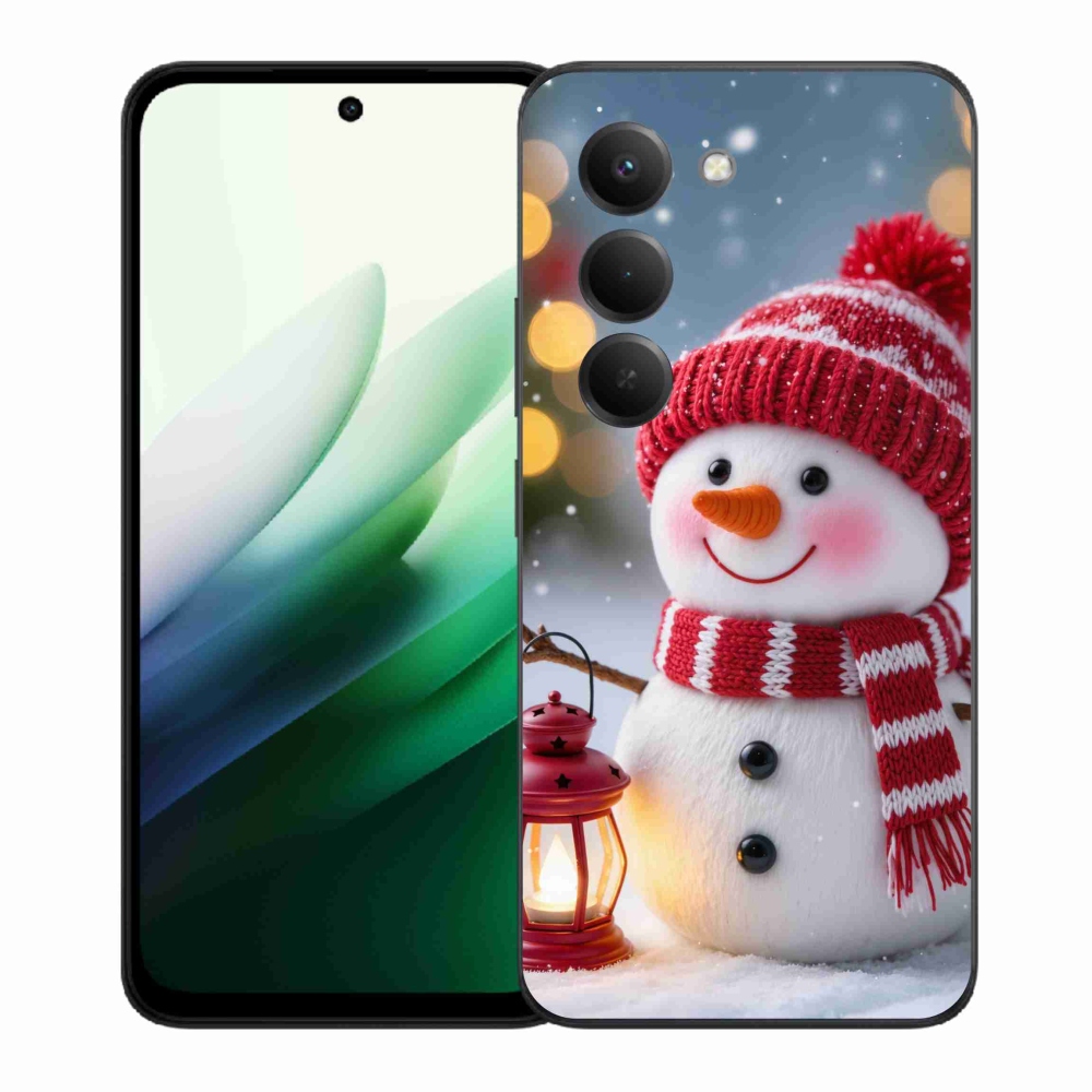 Gelový kryt mmCase na Xiaomi Redmi 15 5G (169mm) - sněhulák 2