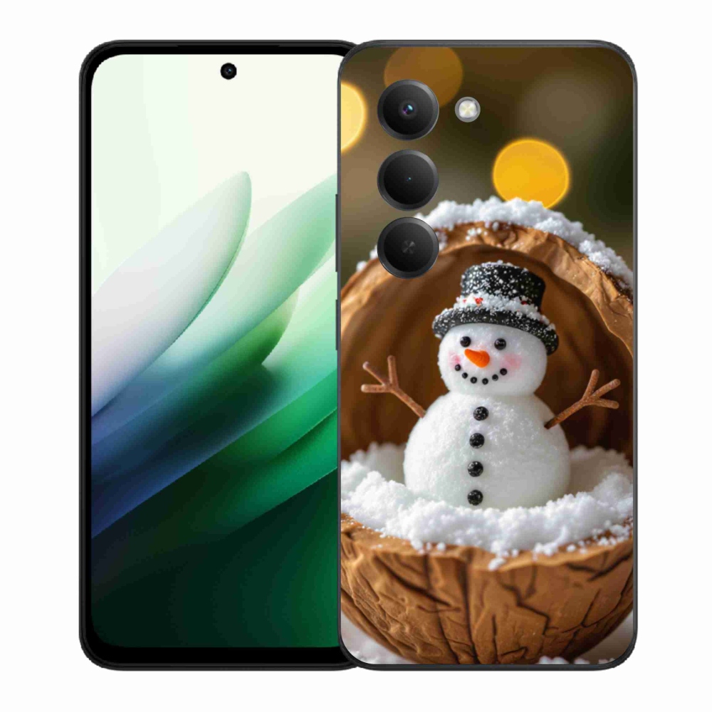 Gelový kryt mmCase na Xiaomi Redmi 15 5G (169mm) - sněhulák 4