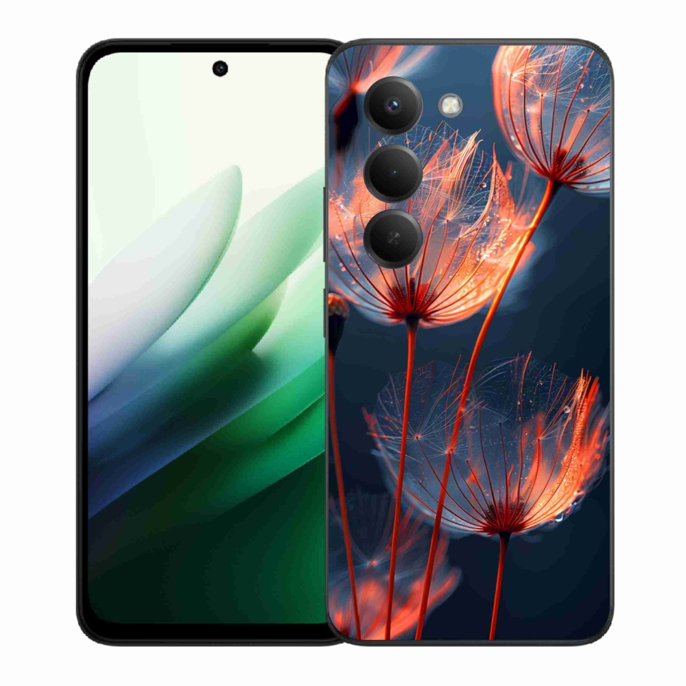 Gelový kryt mmCase na Xiaomi Redmi 15 5G (169mm) - světélkující chmýří