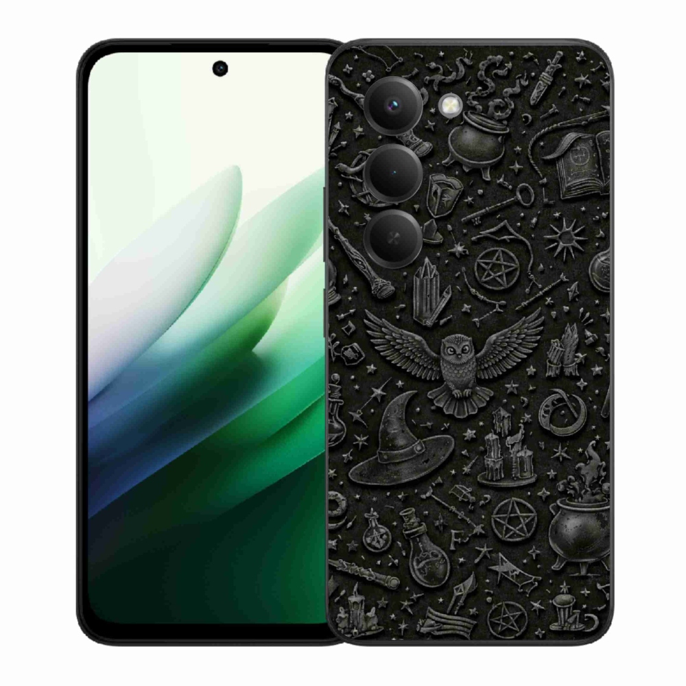 Gelový kryt mmCase na Xiaomi Redmi 15 5G 169mm - tmavý magický svět