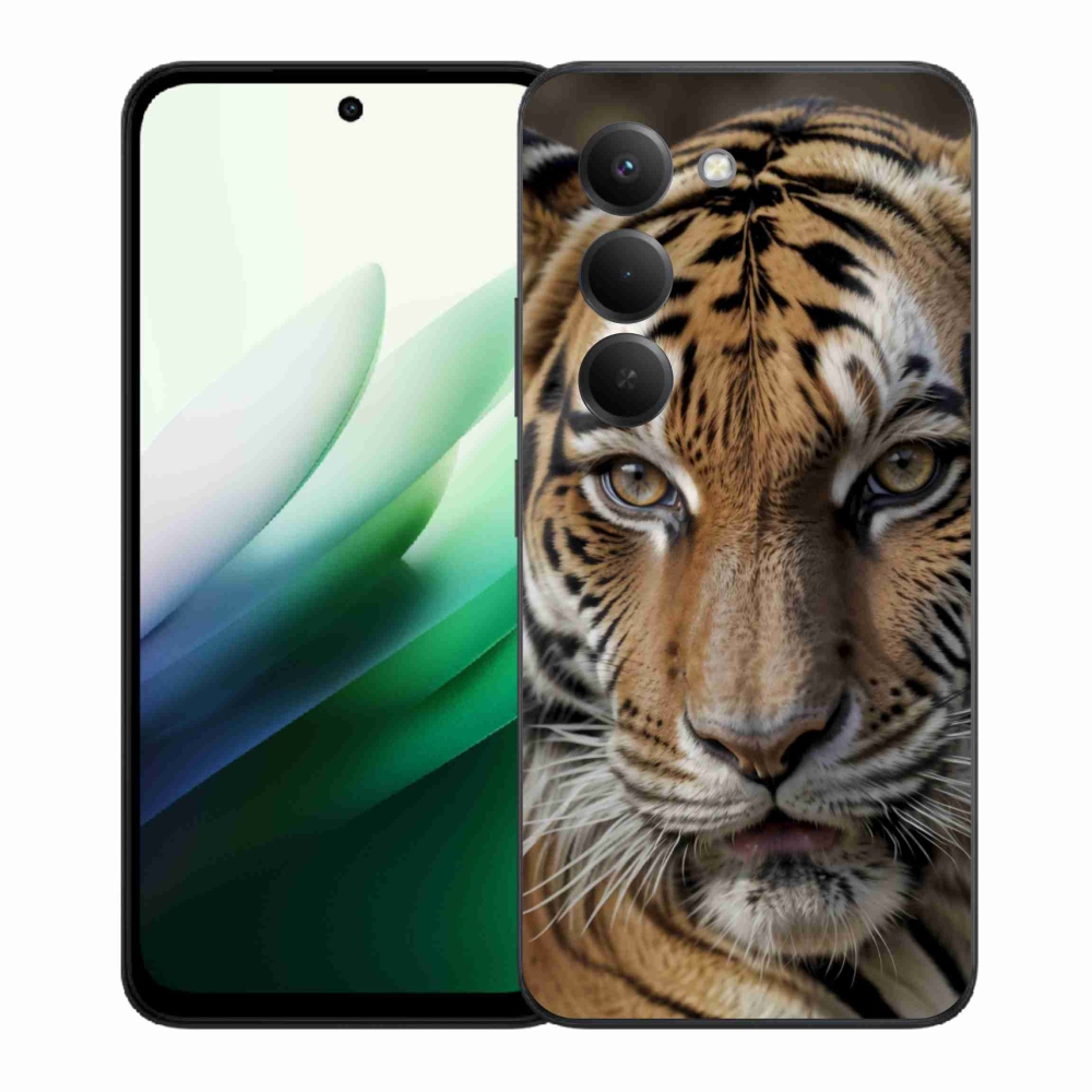 Gelový kryt mmCase na Xiaomi Redmi 15 5G (169mm) - tygří pohled