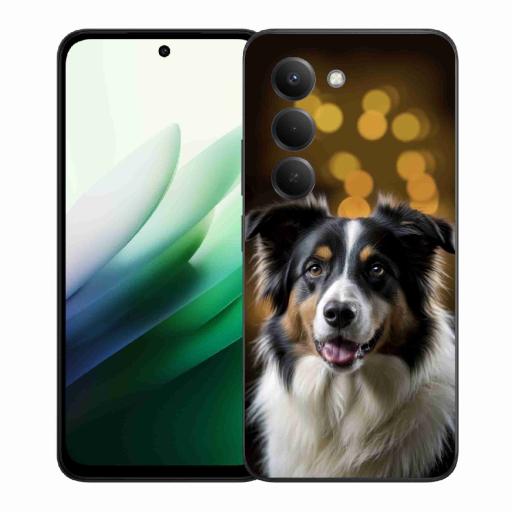 Gelový kryt mmCase na Xiaomi Redmi 15 5G 169mm - usměvavý australský ovčák