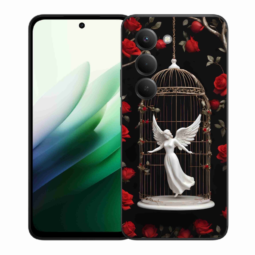 Gelový kryt mmCase na Xiaomi Redmi 15 5G (169mm) - uvězněný anděl