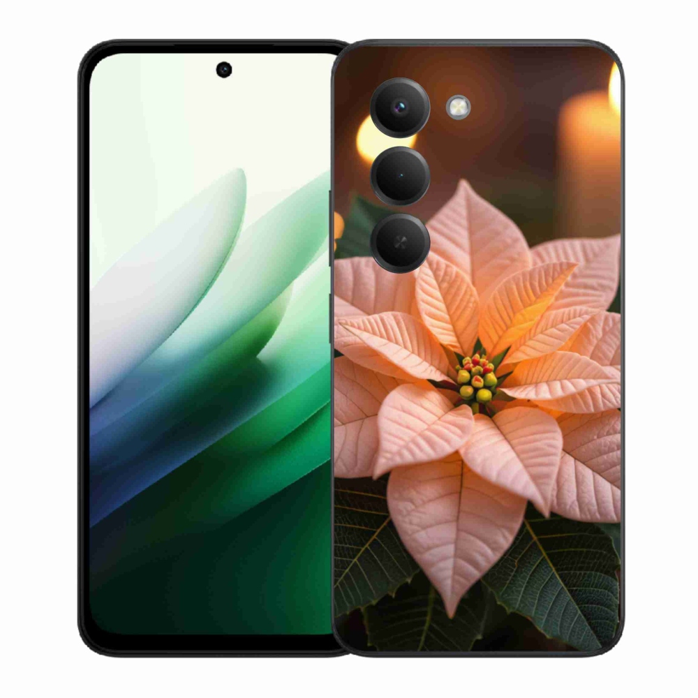 Gelový kryt mmCase na Xiaomi Redmi 15 5G (169mm) - vánoční hvězda