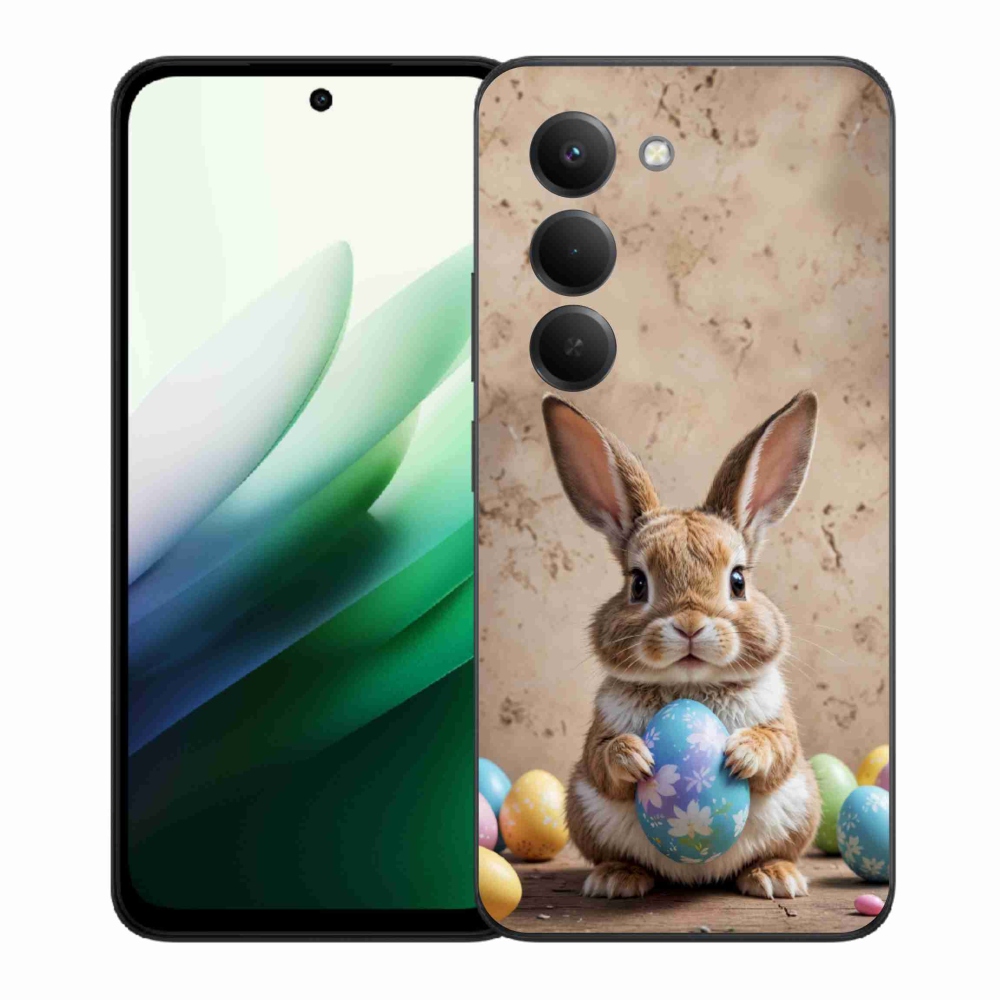 Gelový kryt mmCase na Xiaomi Redmi 15 5G 169mm - velikonoční králíček