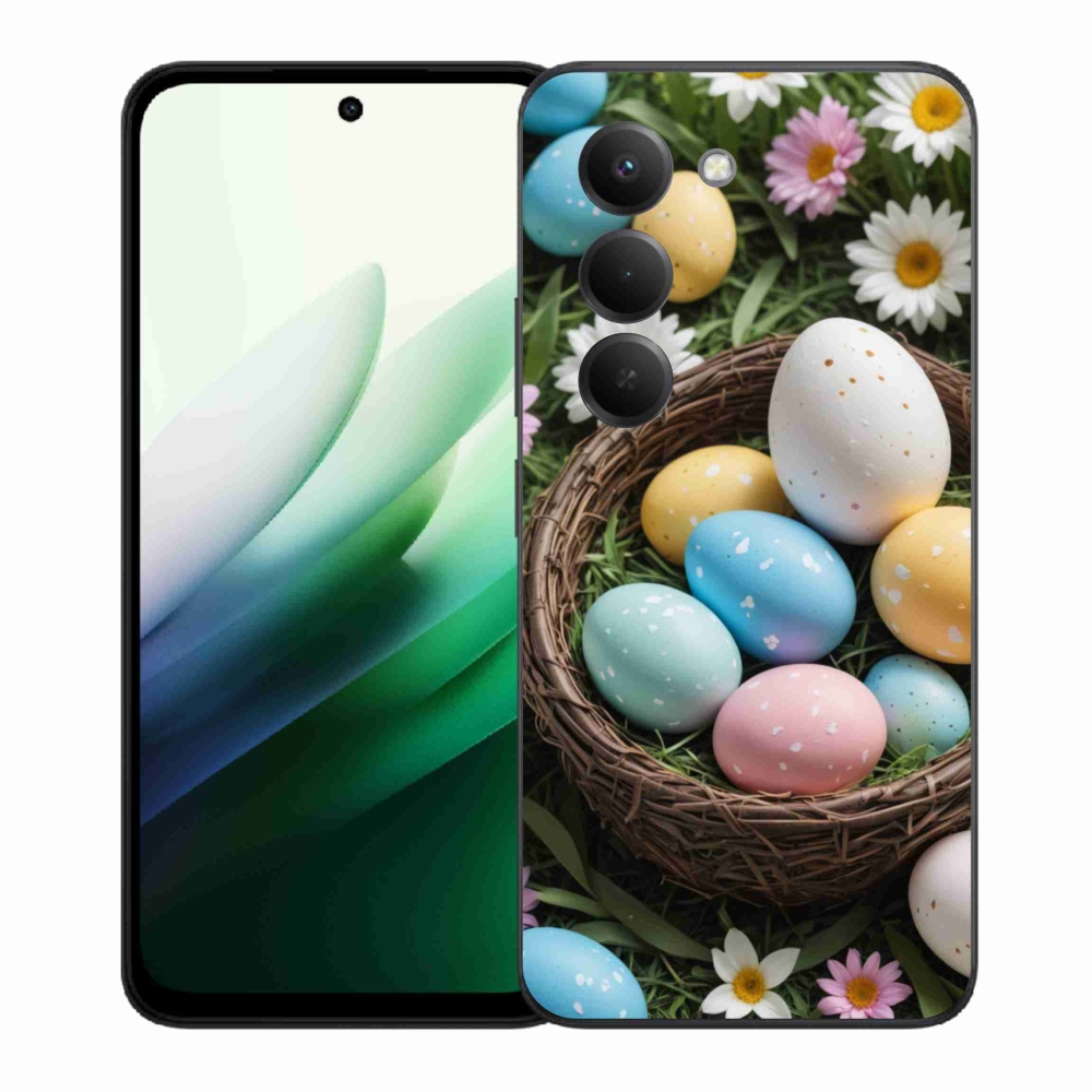 Gelový kryt mmCase na Xiaomi Redmi 15 5G (169mm) - velikonoční vajíčka 2