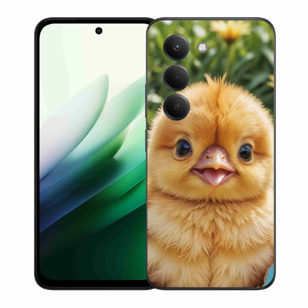 Gelový kryt mmCase na Xiaomi Redmi 15 5G (169mm) - veselé kuřátko