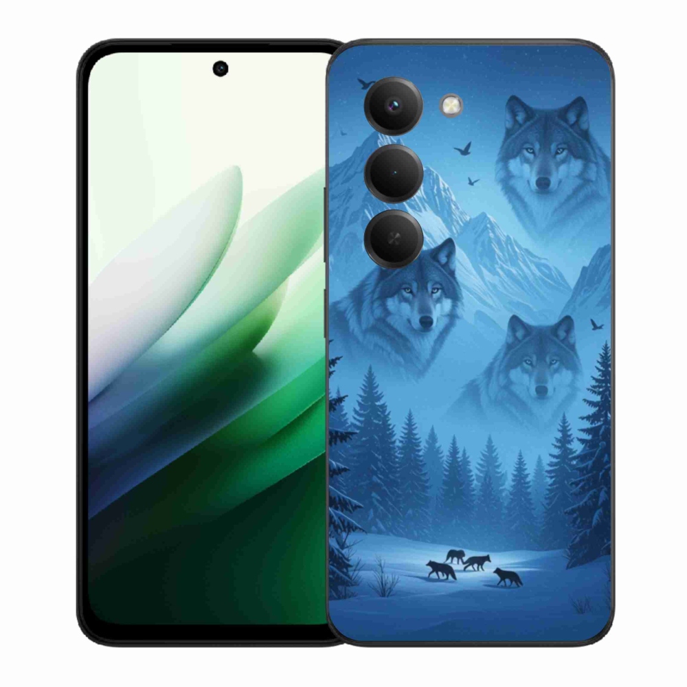 Gelový kryt mmCase na Xiaomi Redmi 15 5G (169mm) - vlčí smečka