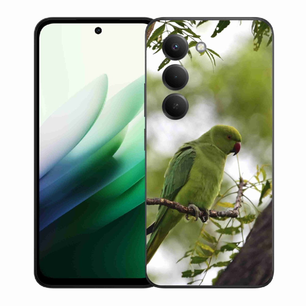 Gelový kryt mmCase na Xiaomi Redmi 15 5G (169mm) - zelený papoušek