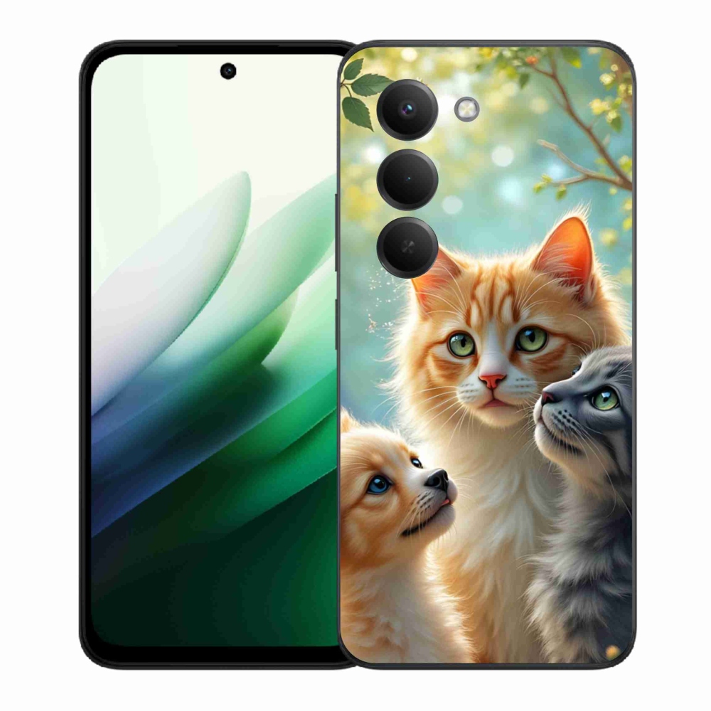 Gelový kryt mmCase na Xiaomi Redmi 15 5G (169mm) - zvířecí přátelství 2