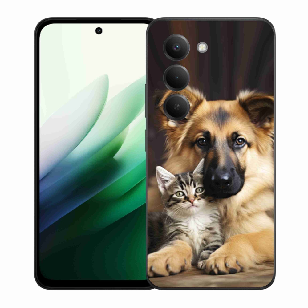 Gelový kryt mmCase na Xiaomi Redmi 15 5G (169mm) - zvířecí přátelství