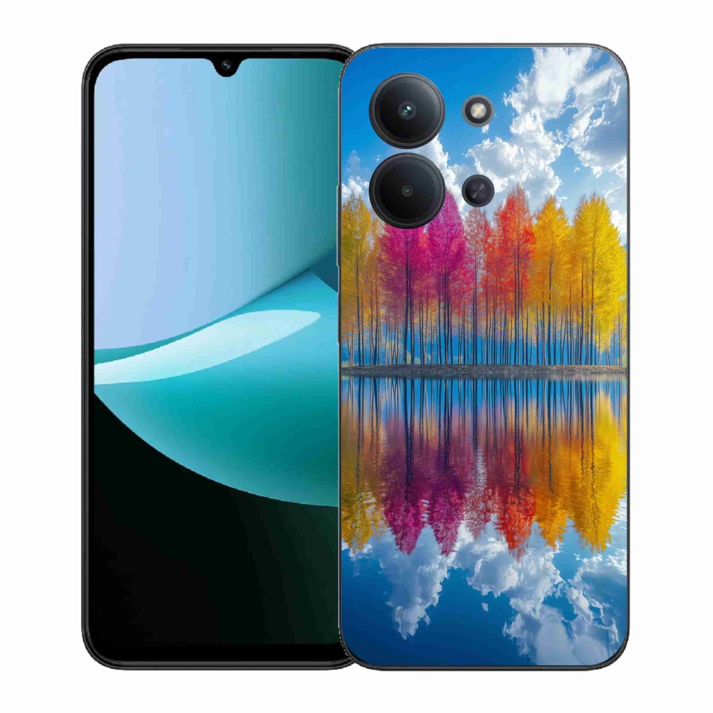 Gelový kryt mmCase na Xiaomi Redmi 15C (171mm) / Poco C85 4G (171mm) - barevné stromy