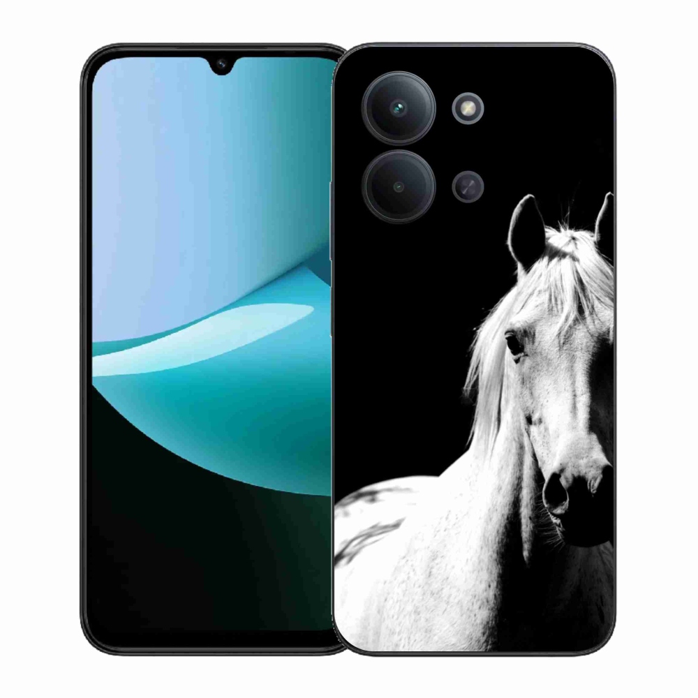 Gelový kryt mmCase na Xiaomi Redmi 15C (171mm) / Poco C85 4G (171mm) - bílý kůň 5