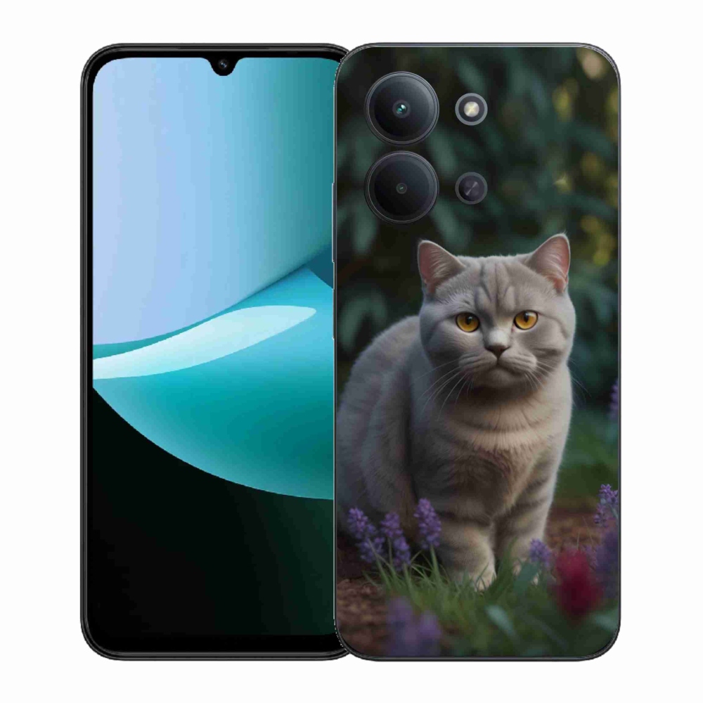 Gelový kryt mmCase na Xiaomi Redmi 15C (171mm) / Poco C85 4G (171mm) - britská kočka