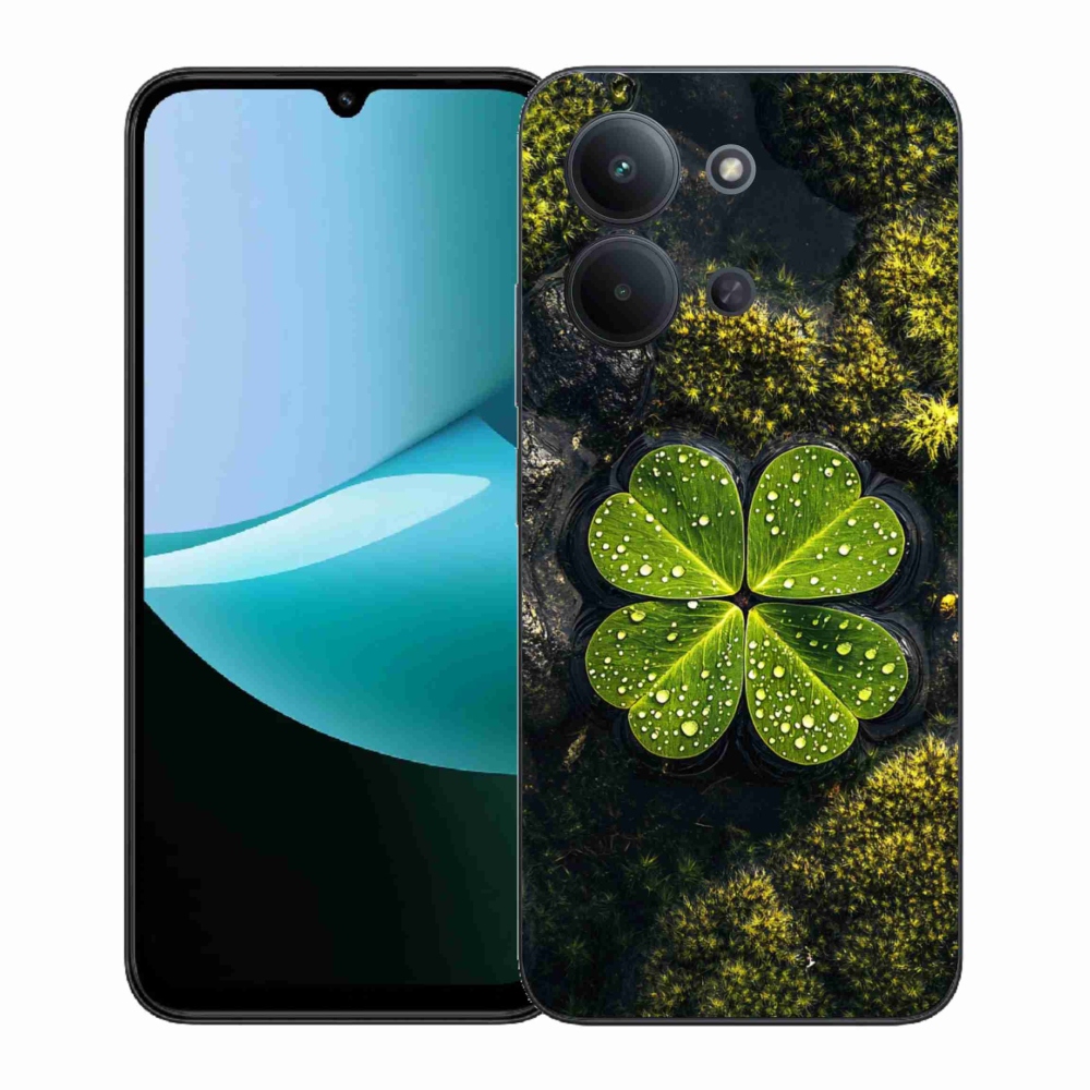 Gelový kryt mmCase na Xiaomi Redmi 15C (171mm) / Poco C85 4G (171mm) - čtyřlístek