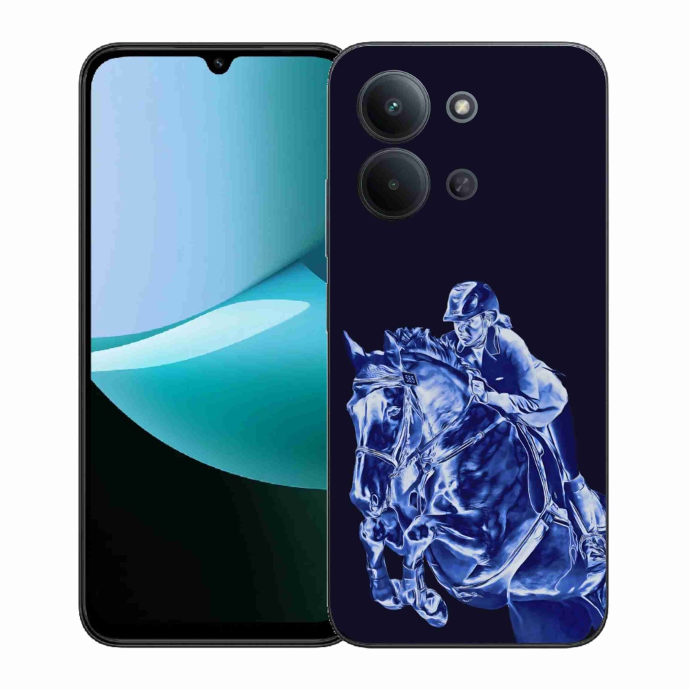 Gelový kryt mmCase na Xiaomi Redmi 15C (171mm) / Poco C85 4G (171mm) - dostihový kůň