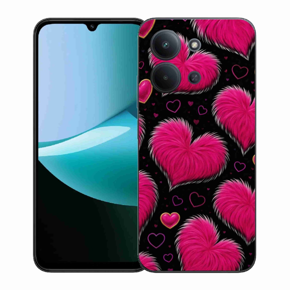 Gelový kryt mmCase na Xiaomi Redmi 15C (171mm) / Poco C85 4G (171mm) - hebká srdce