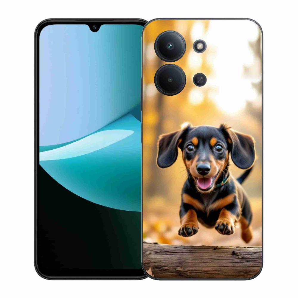 Gelový kryt mmCase na Xiaomi Redmi 15C (171mm) / Poco C85 4G (171mm) - jezevčík 2