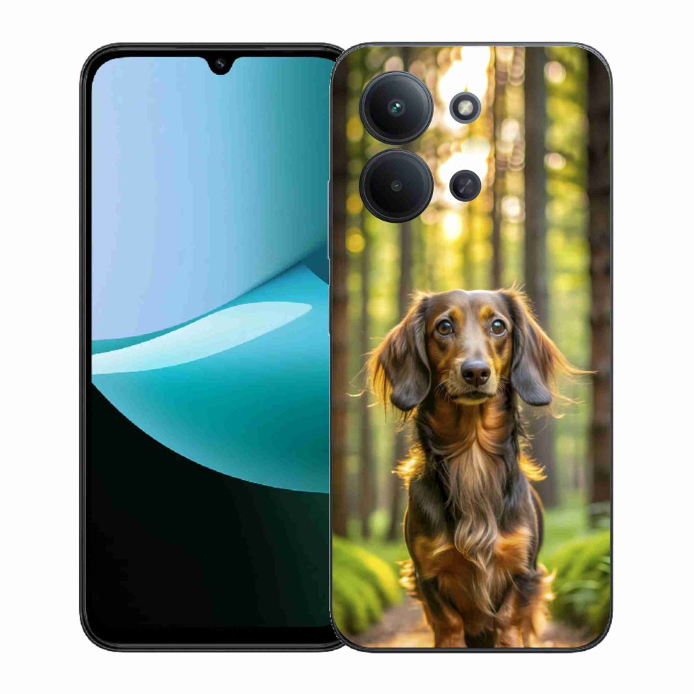 Gelový kryt mmCase na Xiaomi Redmi 15C (171mm) / Poco C85 4G (171mm) - jezevčík 4