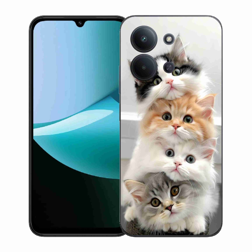 Gelový kryt mmCase na Xiaomi Redmi 15C (171mm) / Poco C85 4G (171mm) - kočičí parta