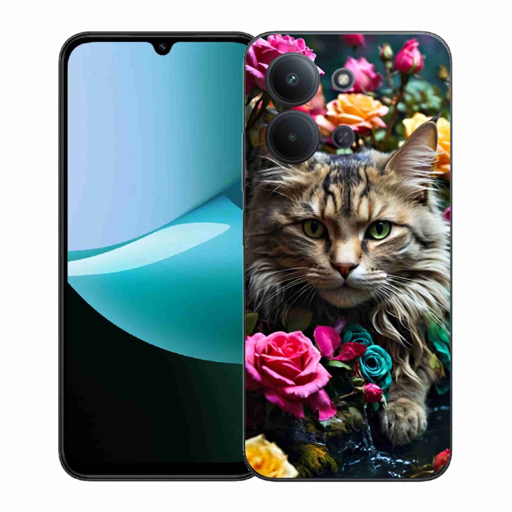 Gelový kryt mmCase na Xiaomi Redmi 15C (171mm) / Poco C85 4G (171mm) - kočíčí pohled 2