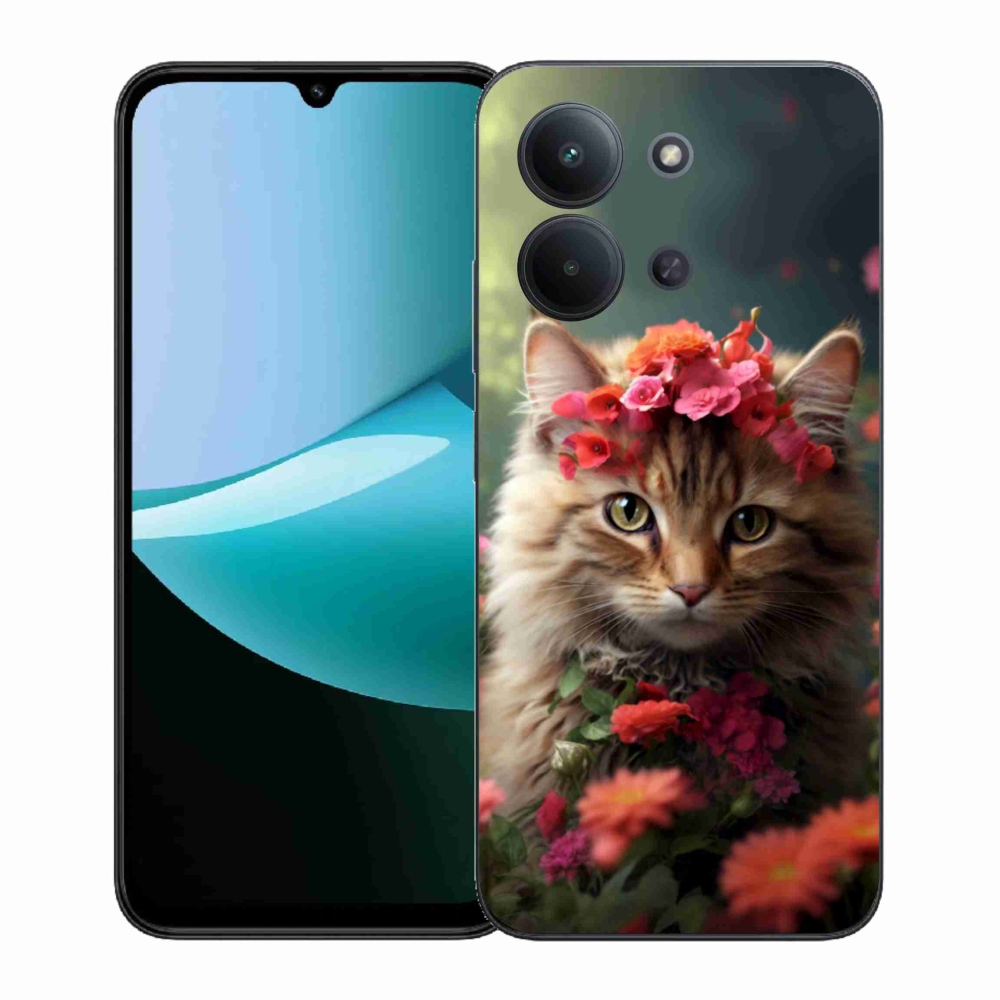 Gelový kryt mmCase na Xiaomi Redmi 15C (171mm) / Poco C85 4G (171mm) - kočíčí princezna