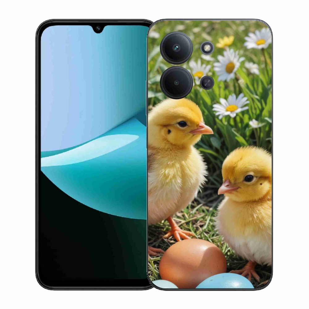 Gelový kryt mmCase na Xiaomi Redmi 15C (171mm) / Poco C85 4G (171mm) - kuřátka