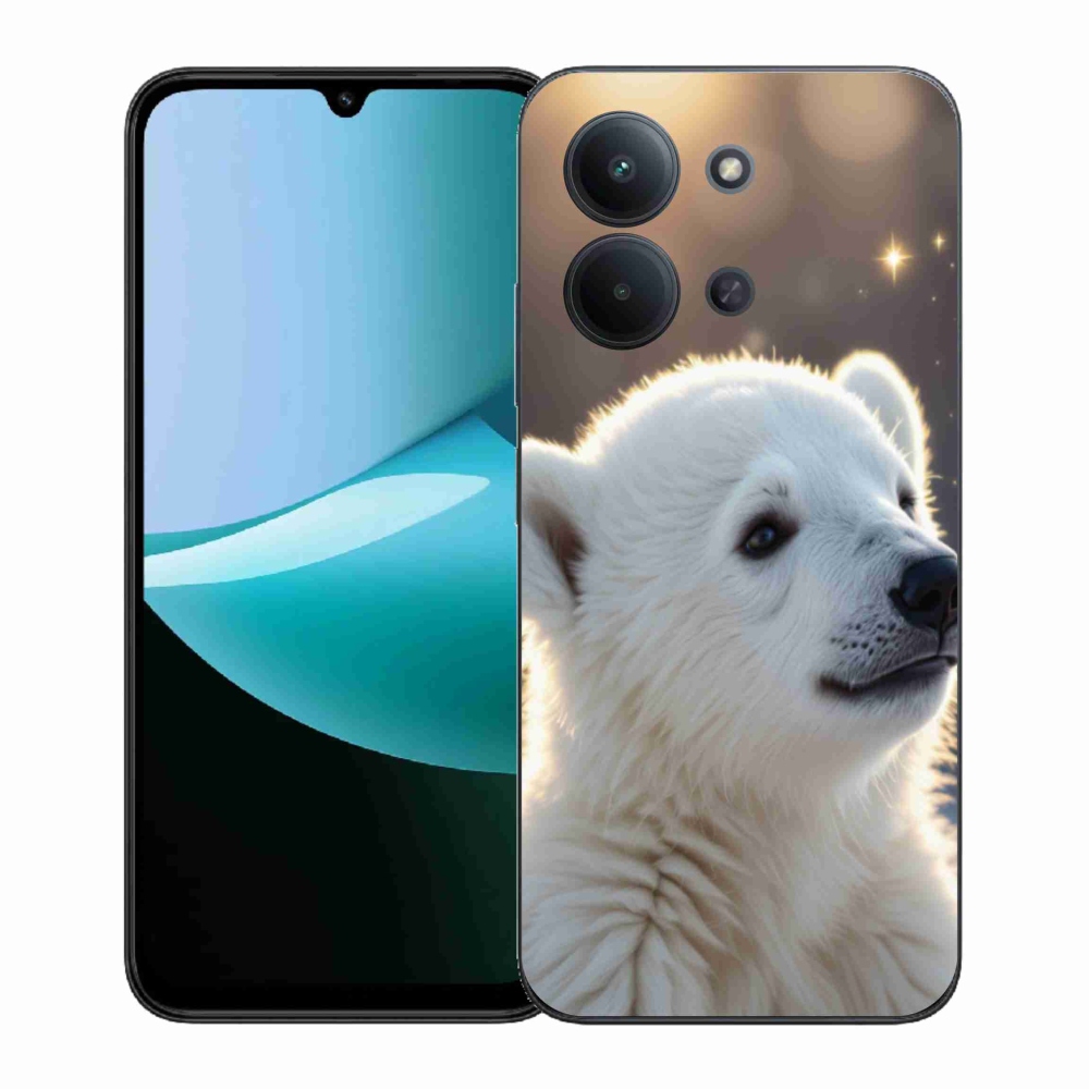 Gelový kryt mmCase na Xiaomi Redmi 15C (171mm) / Poco C85 4G (171mm) - lední medvěd