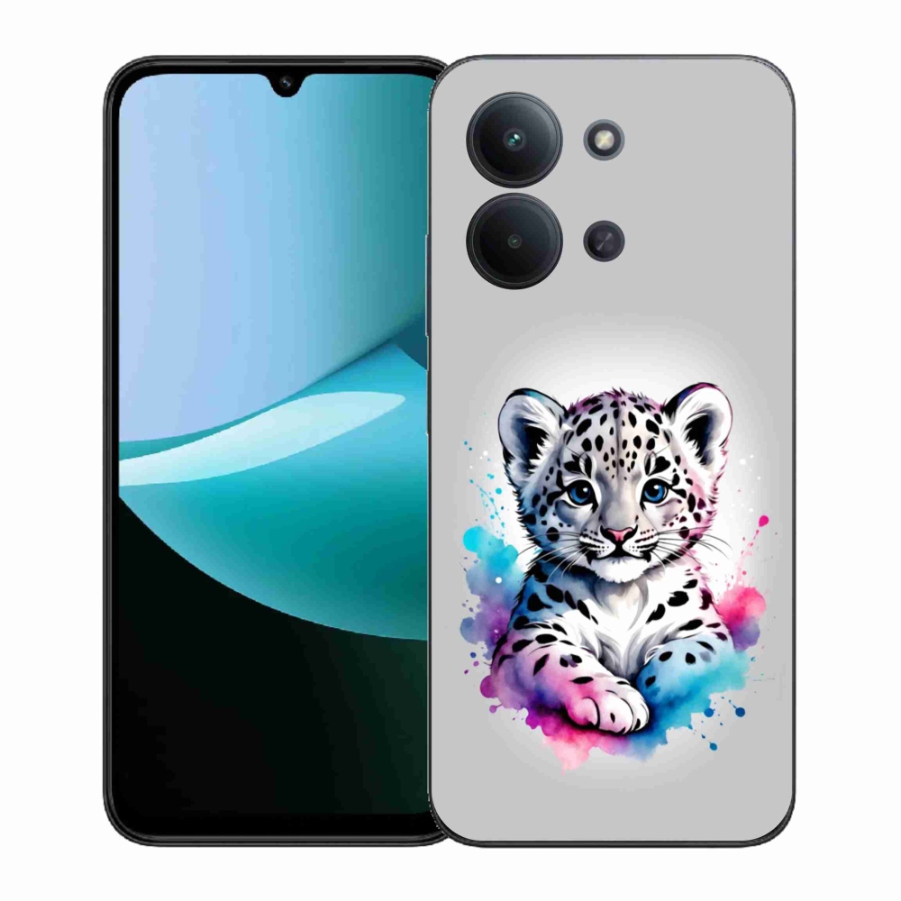 Gelový kryt mmCase na Xiaomi Redmi 15C (171mm) / Poco C85 4G (171mm) - levhartí mládě