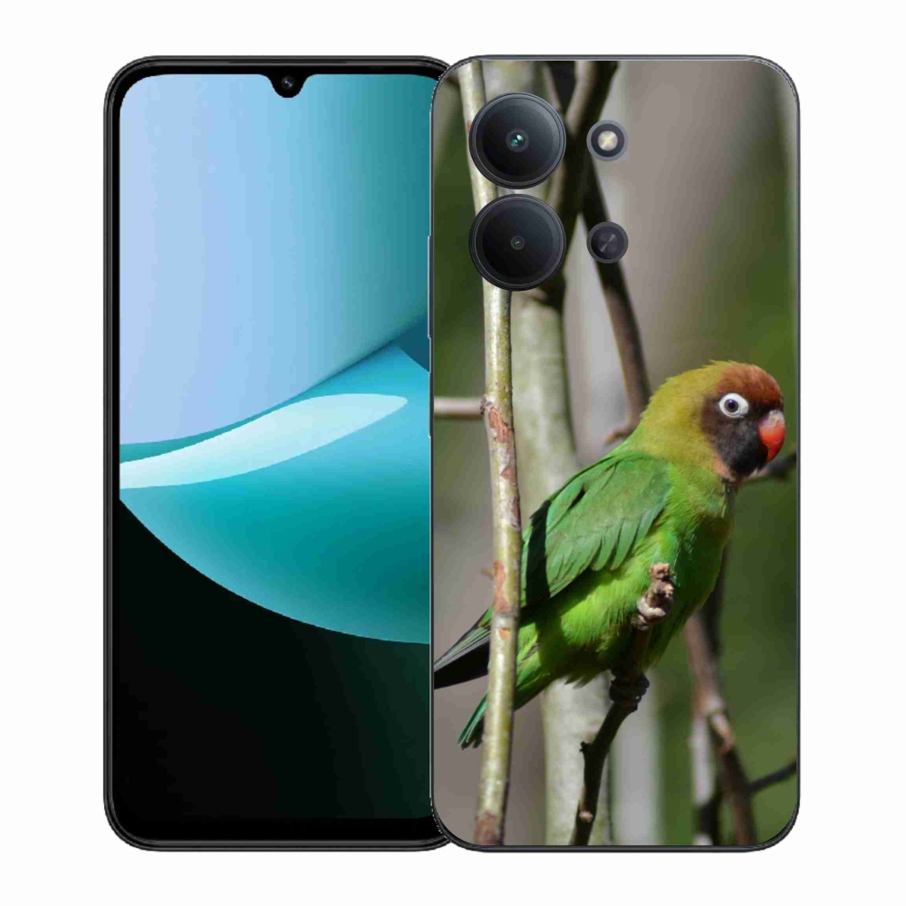 Gelový kryt mmCase na Xiaomi Redmi 15C (171mm) / Poco C85 4G (171mm) - papoušek agapornis