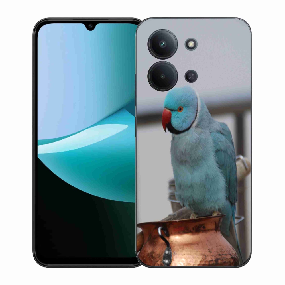 Gelový kryt mmCase na Xiaomi Redmi 15C (171mm) / Poco C85 4G (171mm) - papoušek alexandr modrý