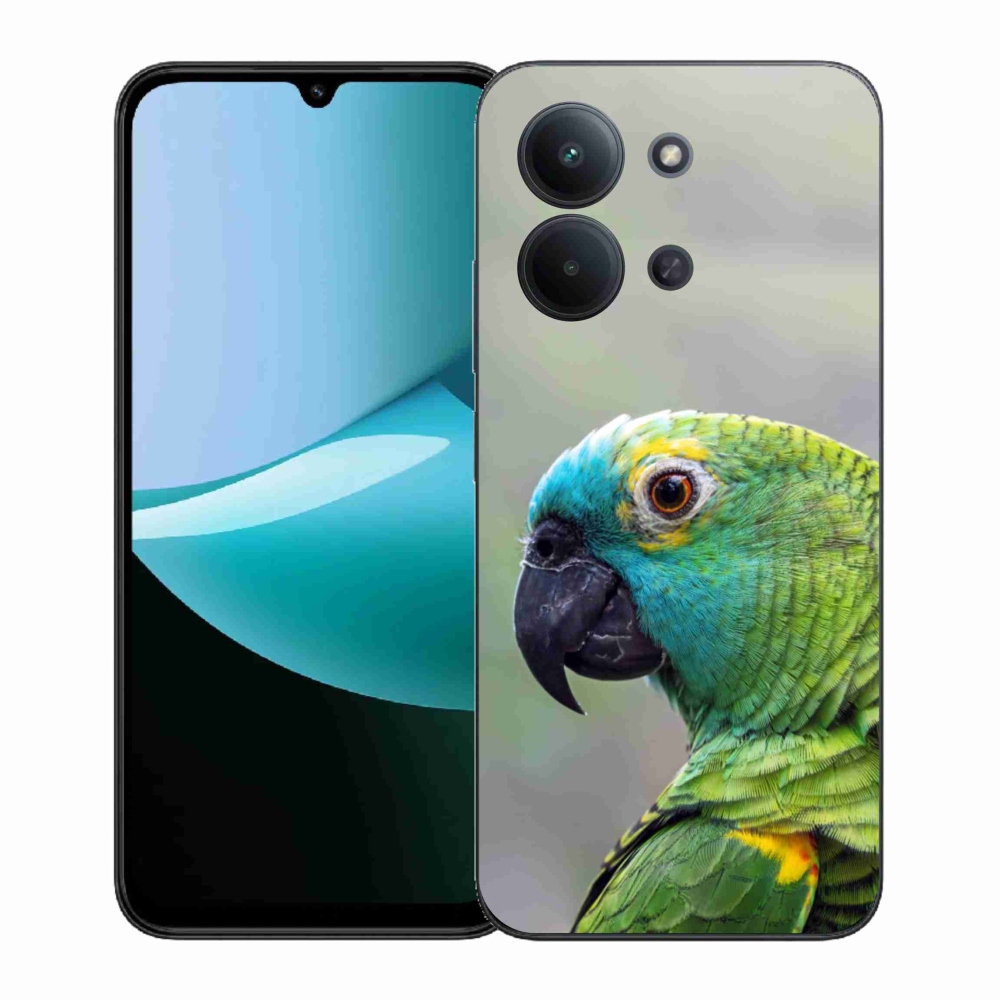 Gelový kryt mmCase na Xiaomi Redmi 15C (171mm) / Poco C85 4G (171mm) - papoušek amazoňan