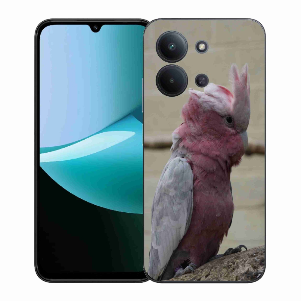 Gelový kryt mmCase na Xiaomi Redmi 15C (171mm) / Poco C85 4G (171mm) - papoušek kakadu růžový