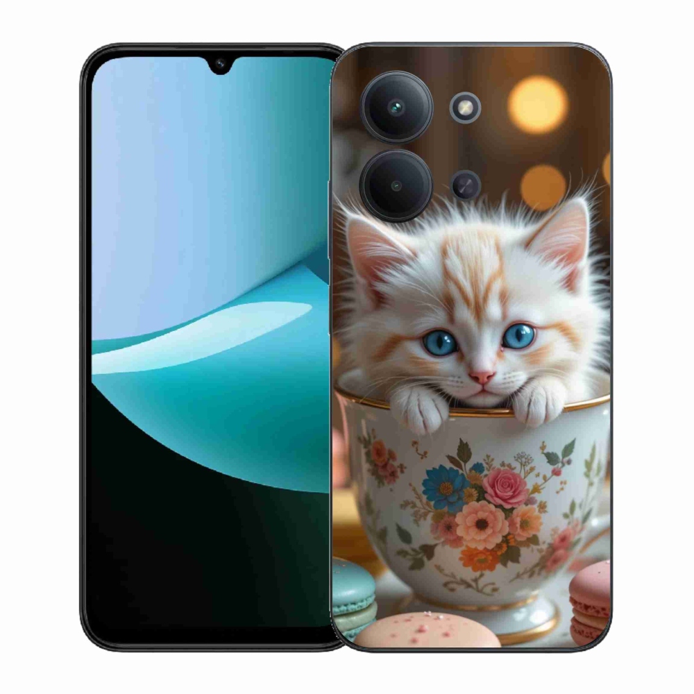 Gelový kryt mmCase na Xiaomi Redmi 15C (171mm) / Poco C85 4G (171mm) - roztomilé kotě 6