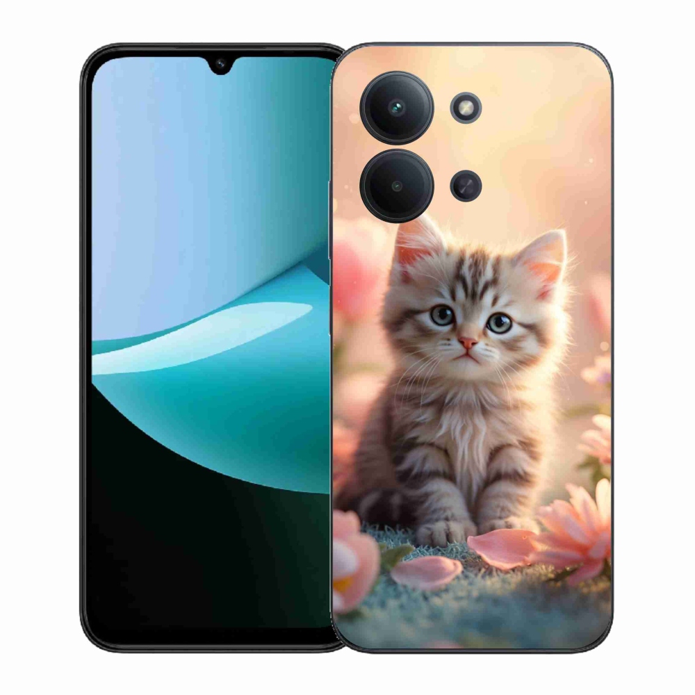 Gelový kryt mmCase na Xiaomi Redmi 15C (171mm) / Poco C85 4G (171mm) - roztomilé kotě 8