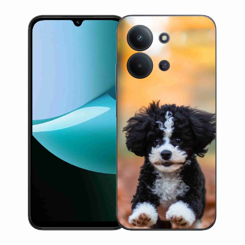 Gelový kryt mmCase na Xiaomi Redmi 15C (171mm) / Poco C85 4G (171mm) - roztomilé štěně 2