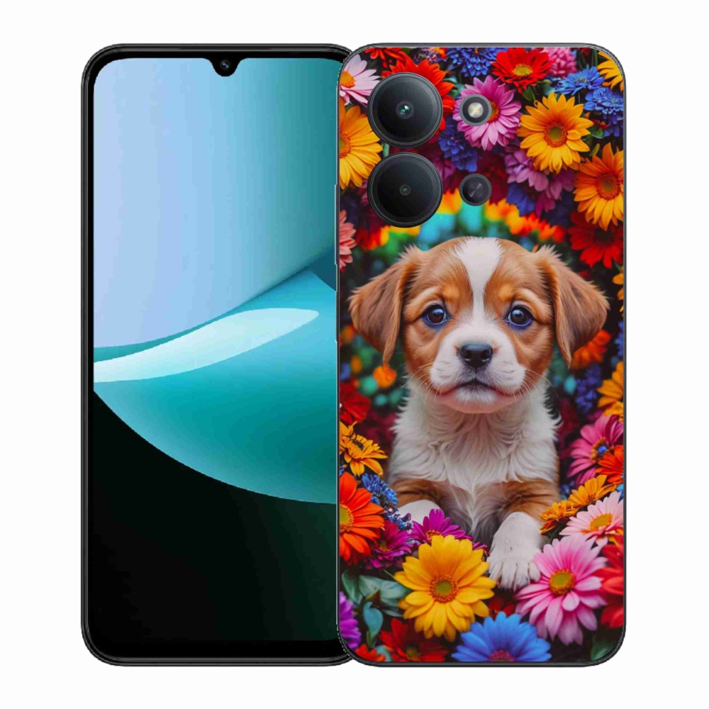 Gelový kryt mmCase na Xiaomi Redmi 15C (171mm) / Poco C85 4G (171mm) - roztomilé štěně