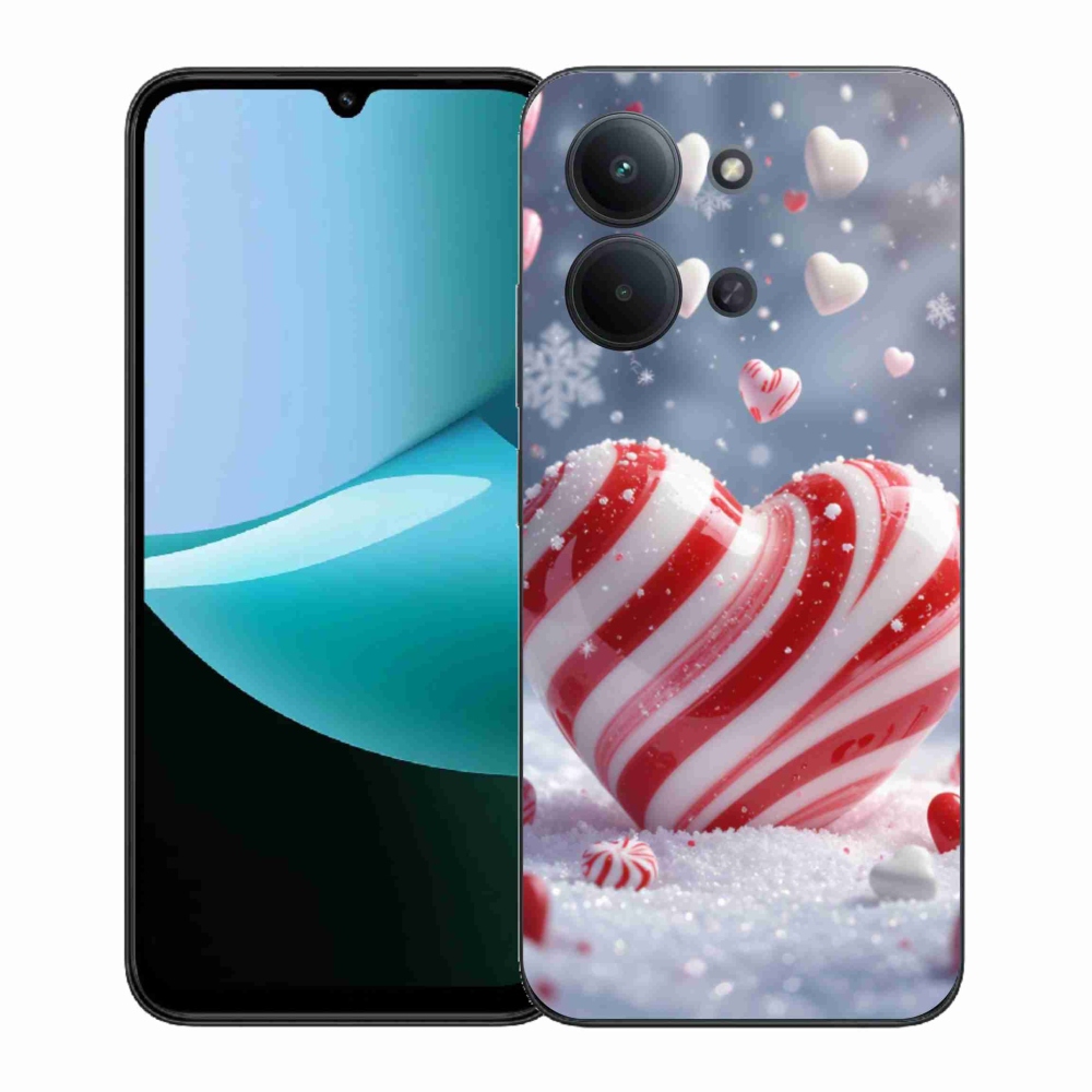 Gelový kryt mmCase na Xiaomi Redmi 15C (171mm) / Poco C85 4G (171mm) - sladké srdce