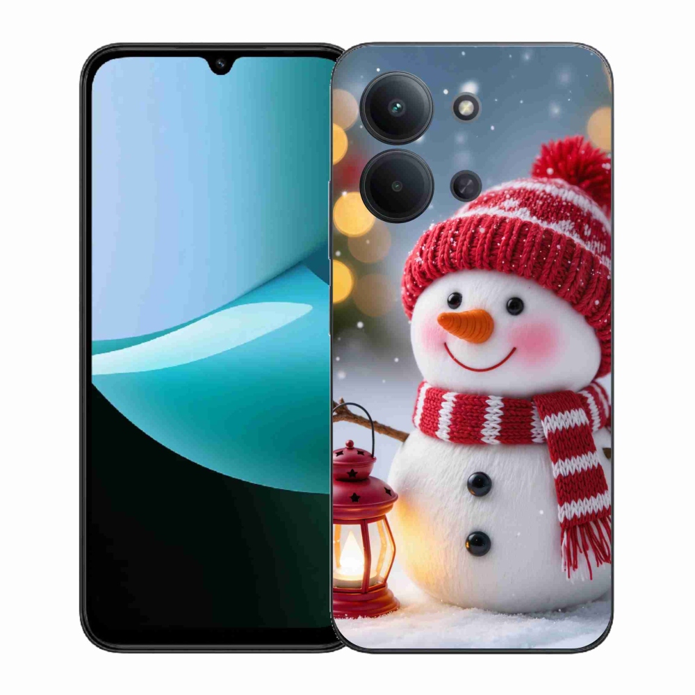 Gelový kryt mmCase na Xiaomi Redmi 15C (171mm) / Poco C85 4G (171mm) - sněhulák 2