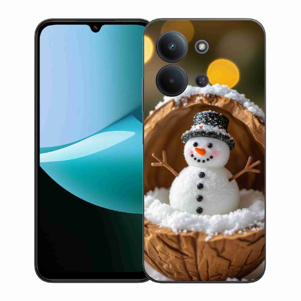 Gelový kryt mmCase na Xiaomi Redmi 15C (171mm) / Poco C85 4G (171mm) - sněhulák 4