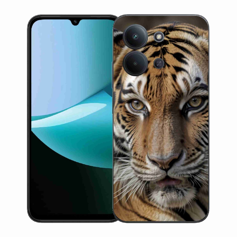 Gelový kryt mmCase na Xiaomi Redmi 15C (171mm) / Poco C85 4G (171mm) - tygří pohled