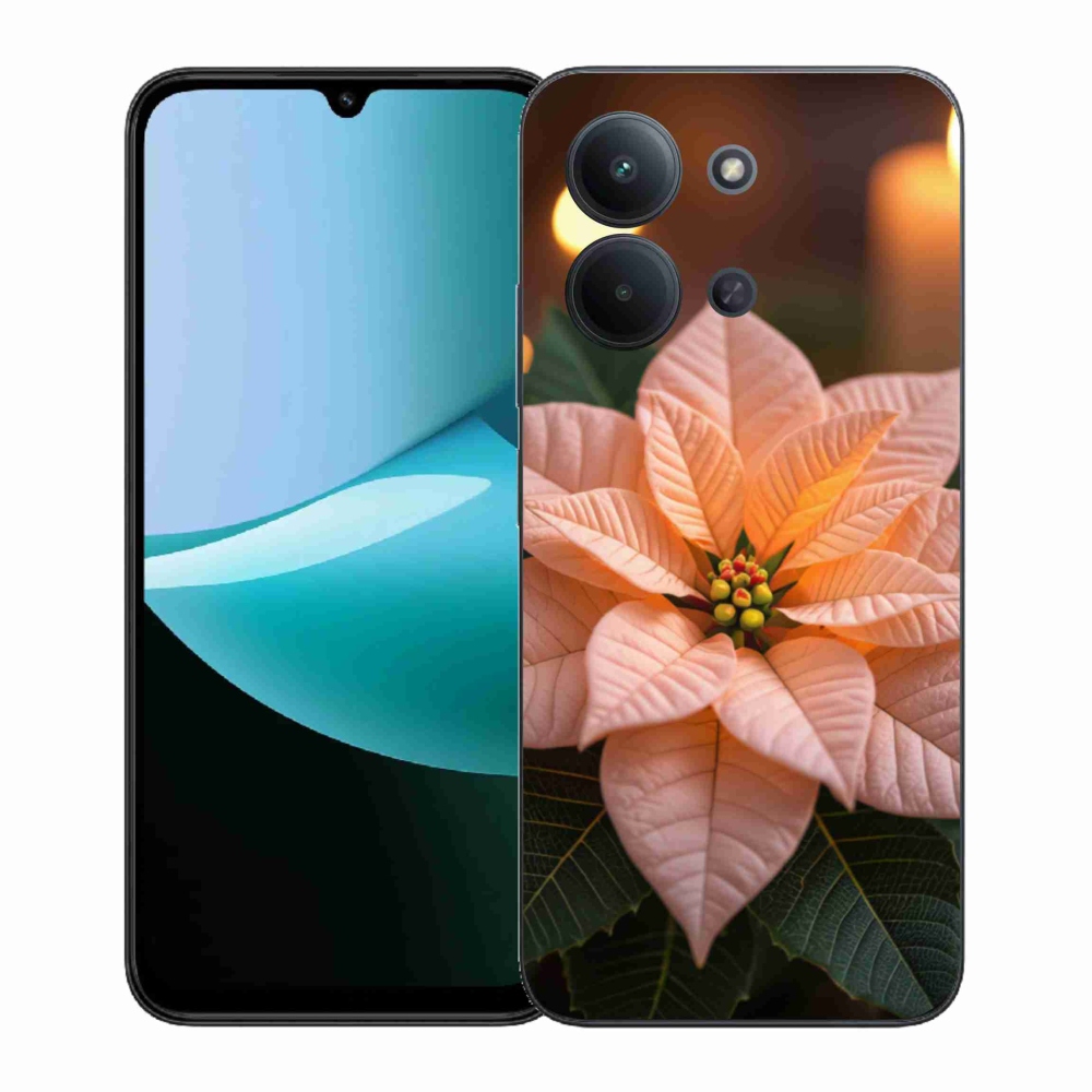 Gelový kryt mmCase na Xiaomi Redmi 15C (171mm) / Poco C85 4G (171mm) - vánoční hvězda