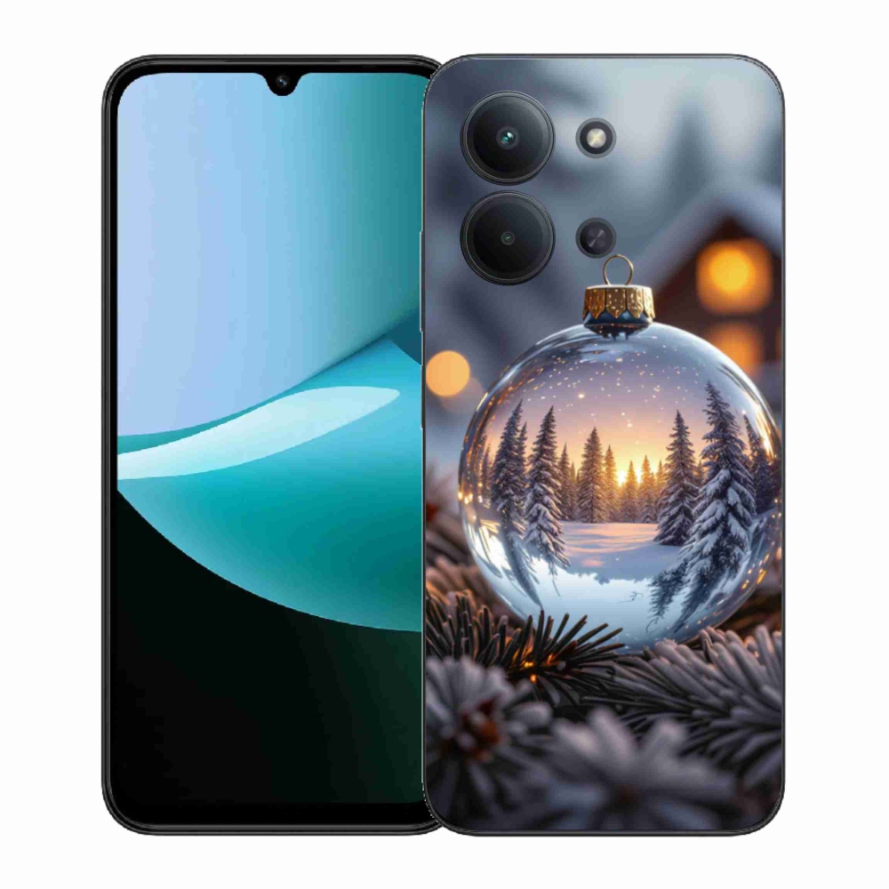 Gelový kryt mmCase na Xiaomi Redmi 15C (171mm) / Poco C85 4G (171mm) - vánoční ozdoba