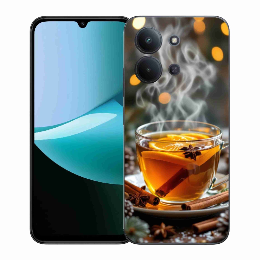 Gelový kryt mmCase na Xiaomi Redmi 15C (171mm) / Poco C85 4G (171mm) - vánoční punč