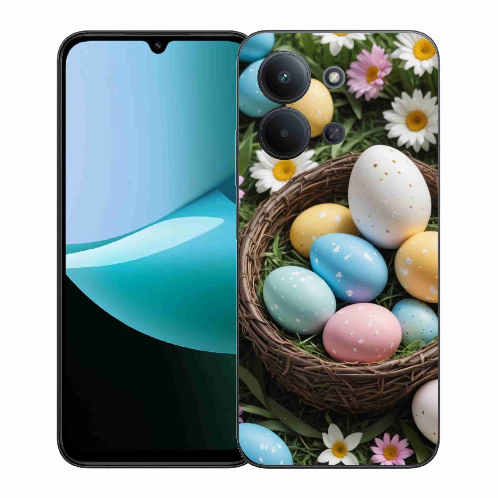 Gelový kryt mmCase na Xiaomi Redmi 15C (171mm) / Poco C85 4G (171mm) - velikonoční vajíčka 2