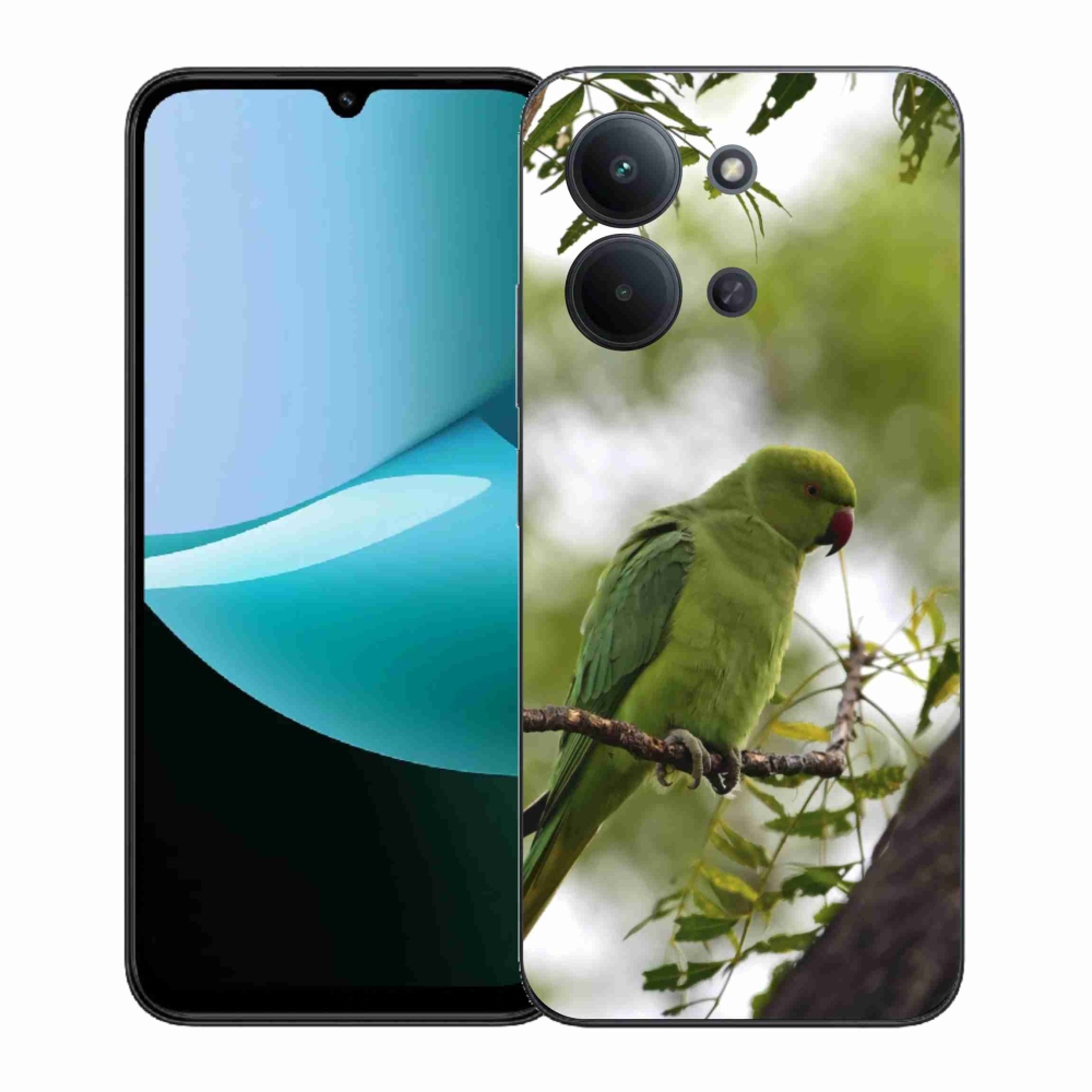 Gelový kryt mmCase na Xiaomi Redmi 15C (171mm) / Poco C85 4G (171mm) - zelený papoušek
