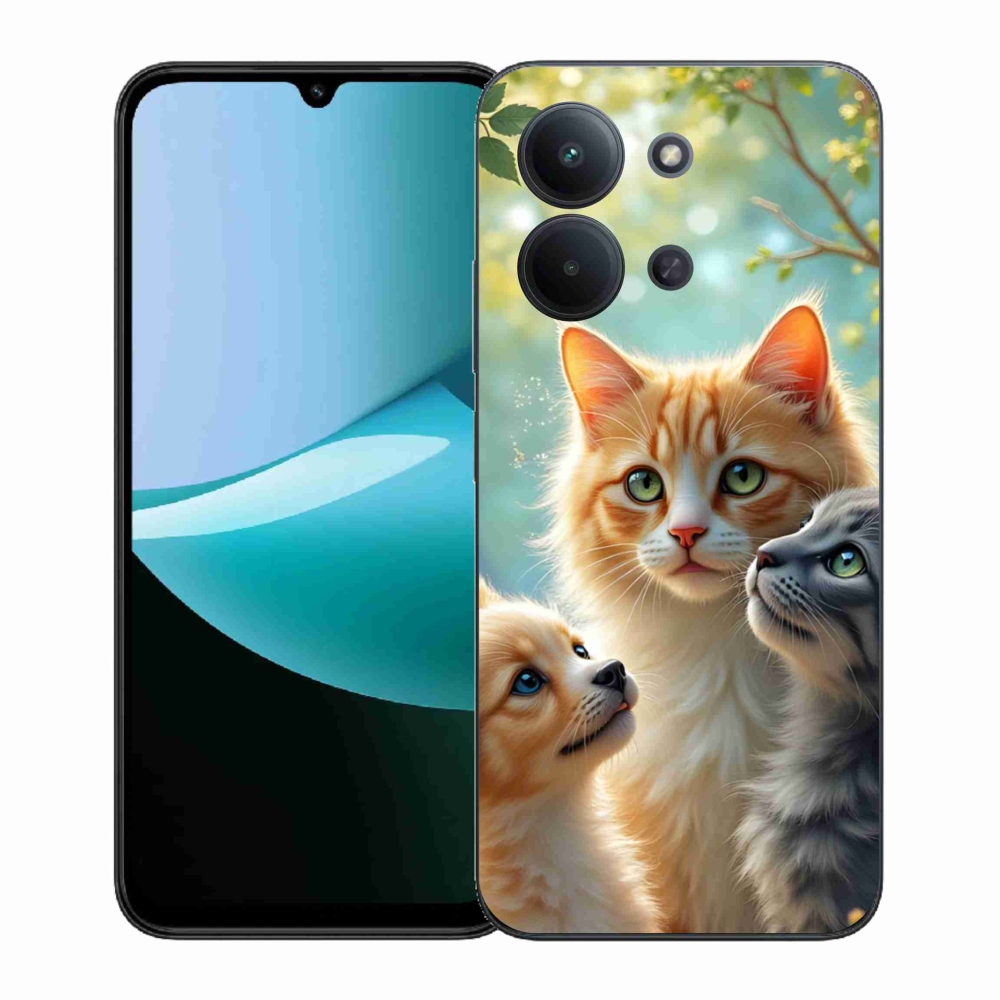 Gelový kryt mmCase na Xiaomi Redmi 15C (171mm) / Poco C85 4G (171mm) - zvířecí přátelství 2