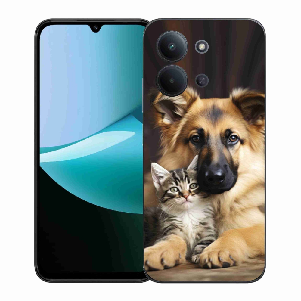 Gelový kryt mmCase na Xiaomi Redmi 15C (171mm) / Poco C85 4G (171mm) - zvířecí přátelství